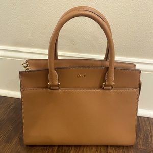 Brown DKNY tote